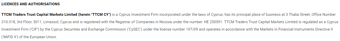 Traders Trust Regulation Review