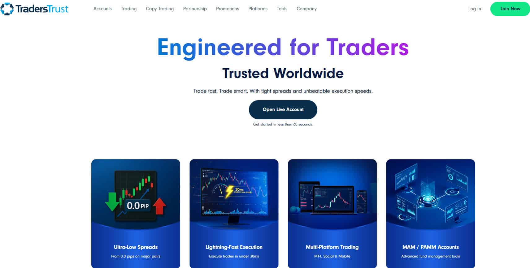 Traders Trust Website Review