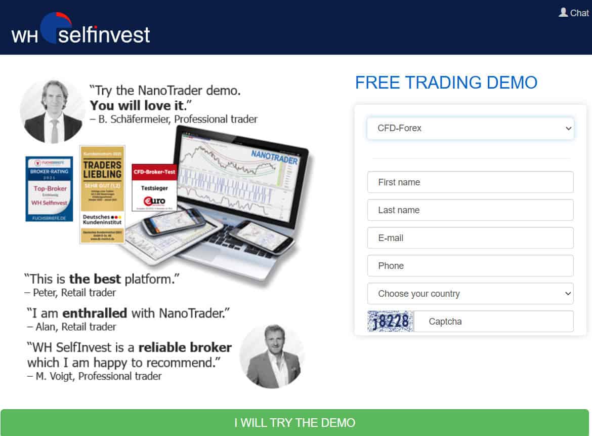 WH SelfInvest Account Opening Review