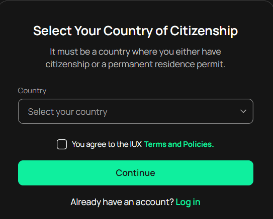 IUX Account Opening Review