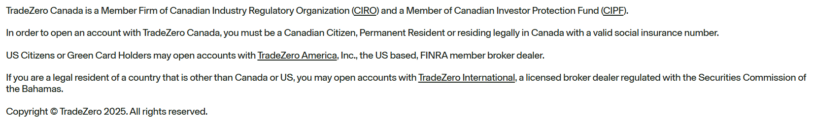 TradeZero License Review