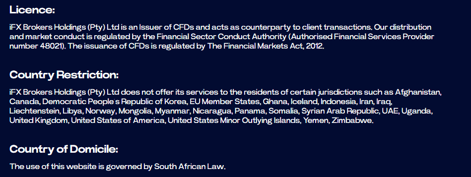 IFX Brokers License Review