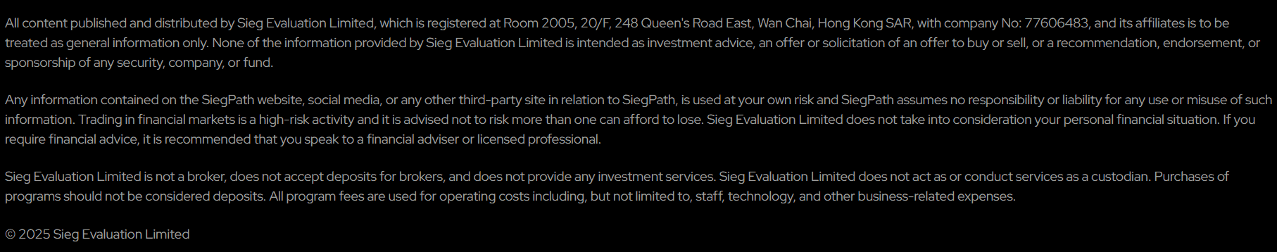 SiegPath Registration Review