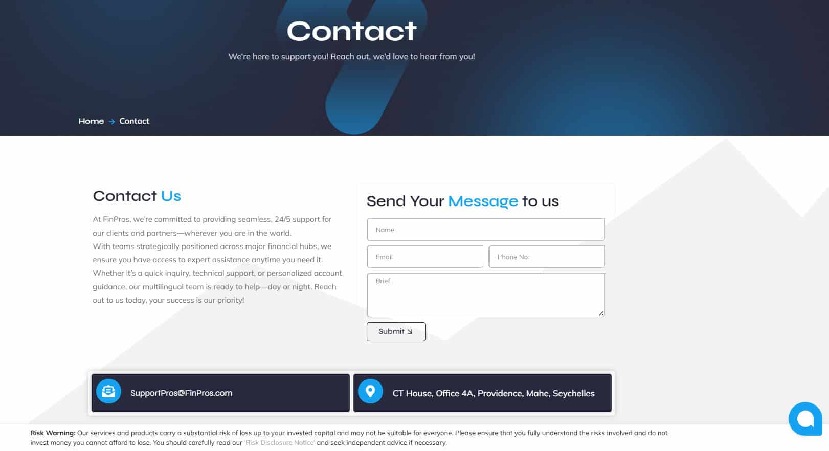 FinPros Support Review
