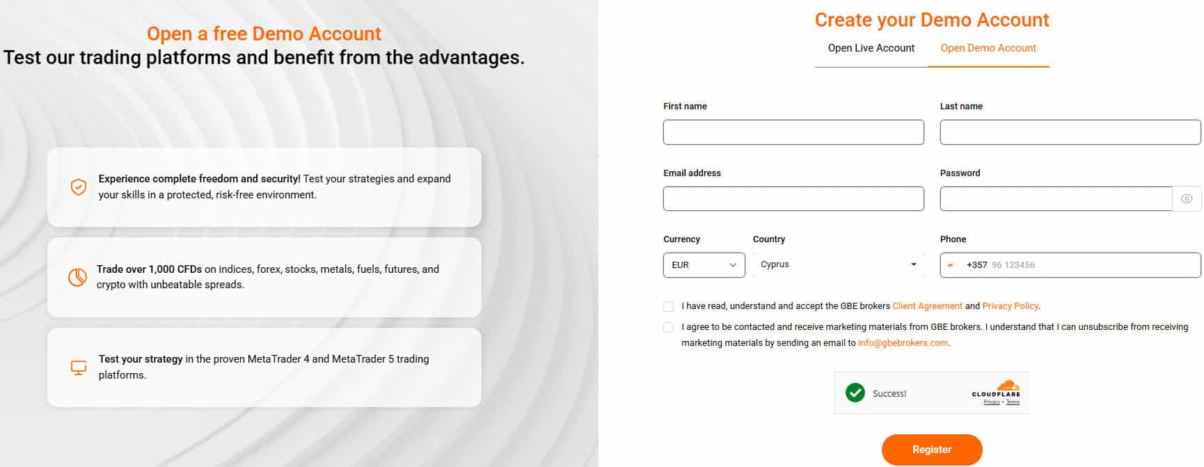GBE Brokers Account Opening Review